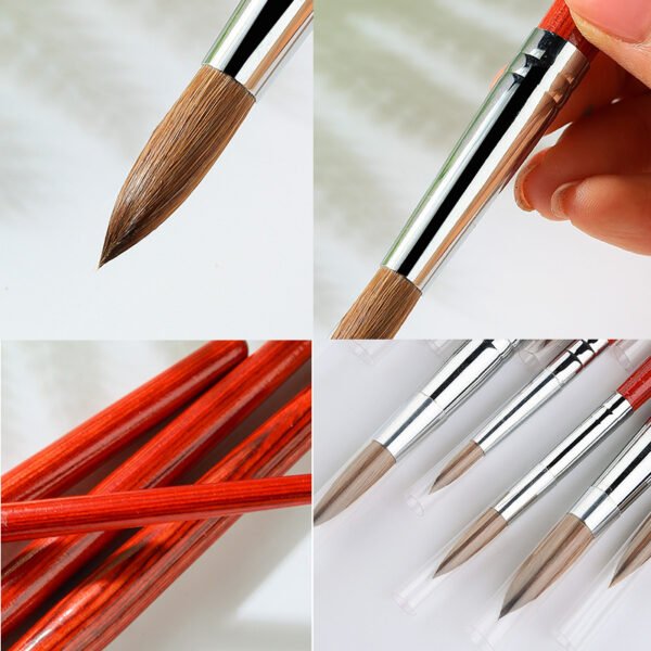100% Pure Kolinsky Acrylic Nail brush - Image 2