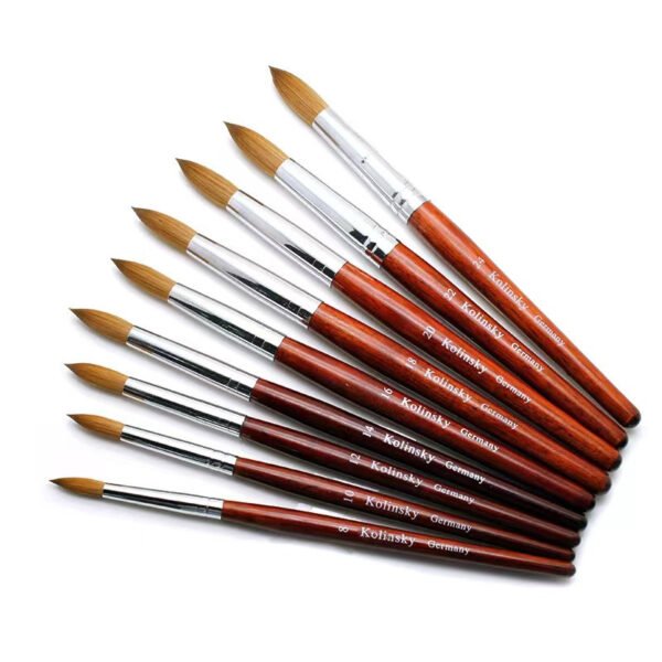 100% Pure Kolinsky Acrylic Nail brush - Image 4