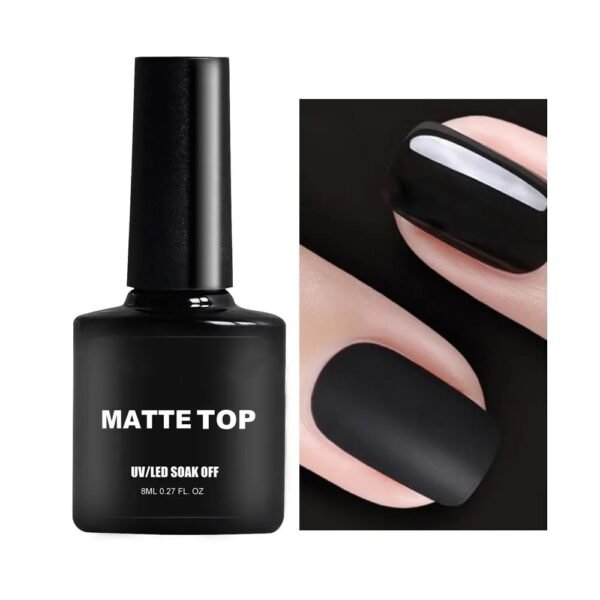 Soak off Matte Top Coat Gel Polish - Image 3