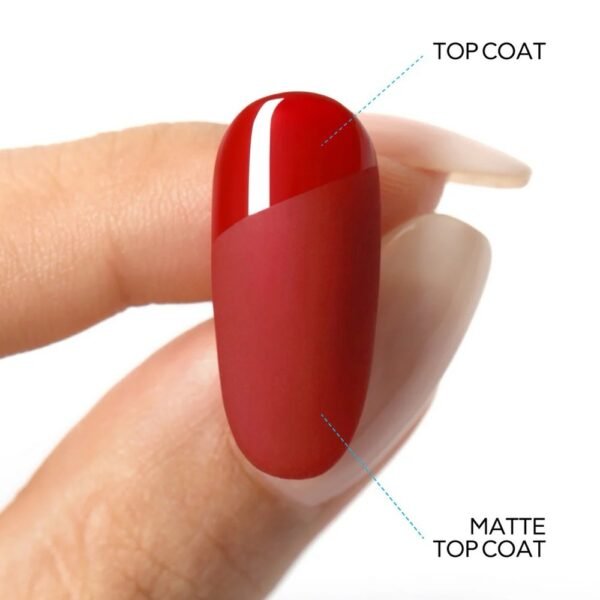 Soak off Matte Top Coat Gel Polish - Image 6