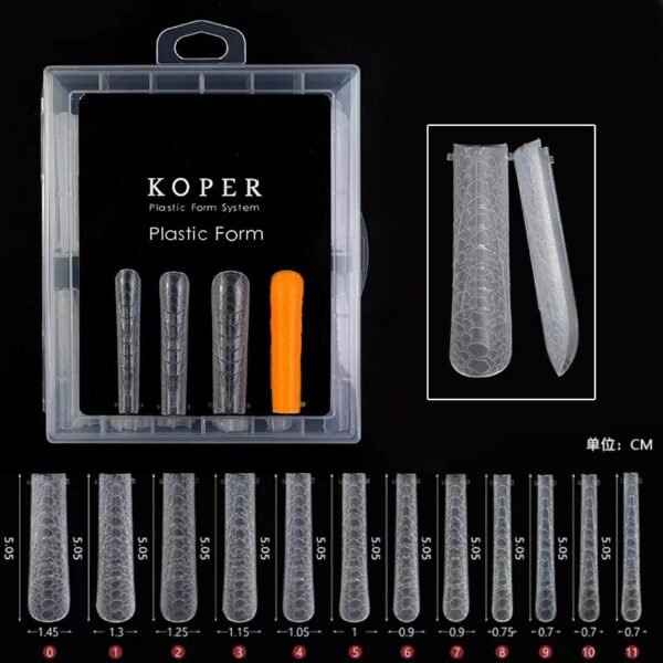 Dual nail forms-Nail Tips (100pcs/box) - Image 4