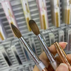 Professional Kolinsky Hair Acrylic Nail Brush with Wooden Handle