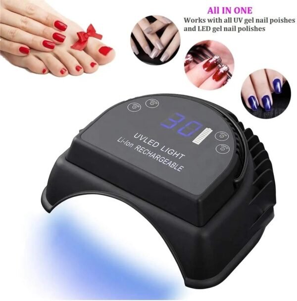 Rechargeable Uv Led Nail Lamp 64w