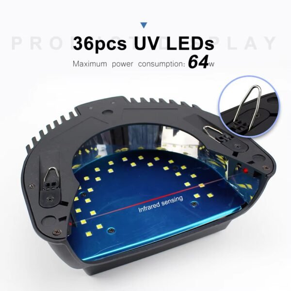 Rechargeable Uv Led Nail Lamp 64w - Image 2