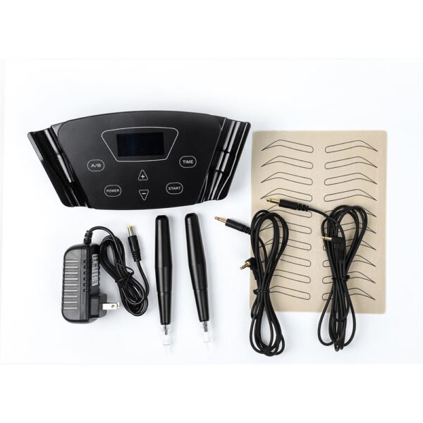 The **Black Pearl 3.0 Permanent Makeup Machine** is designed for precise and professional permanent makeup applications, including eyebrows, eyeliner, lips, and scalp treatments.