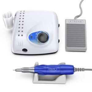 Nail Drill Machine is a professional tool for trimming, grinding, polishing and removing gel nail polish, gel gel and acrylic nails. It is widely used by manicurists in the nail care process to help accurately shape, clean the edges of nails, remove dead skin, or polish smoothly to make the nail surface smoother and brighter.