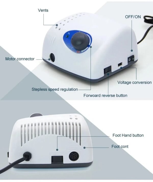 65W 35000RPM Nail drill machine (Strong 210) - Image 3