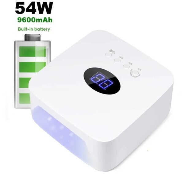 Rechargeable UV LED Nail Lamp 54W - Image 5