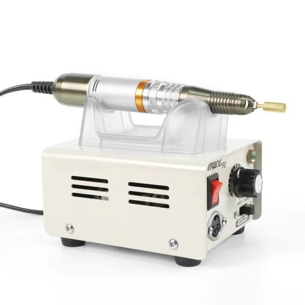 A sleek and powerful 65W professional nail drill machine designed for precision manicures and pedicures. Featuring 35,000 RPM speed control, an ergonomic handpiece, and versatile functionality, it’s ideal for removing gel polish, shaping acrylic nails, and salon-quality nail art.