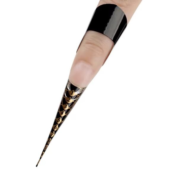High-quality acrylic nail forms designed for shaping and extending nails with professional precision and durability.