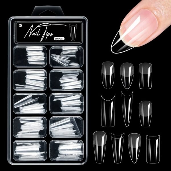 Wholesale Professional Almond Gel Nail Tips for Nail Salon - Image 5